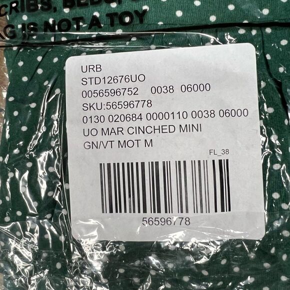 Urban Outfitters Mar Polka Dot Cinched Mini Dress - Picture 10 of 10